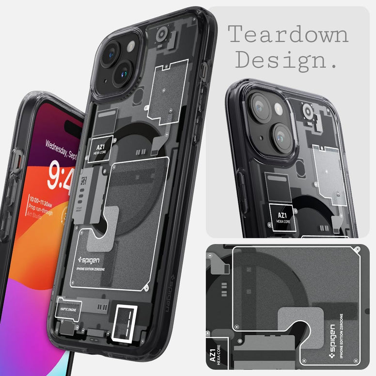 Spigen Ultra Hybrid MagFit designed for iPhone 15 case cover compatible with MagSafe - Zero One