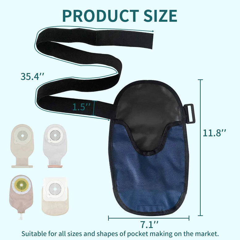 Ostomy Bag Covers,Waterproof Colostomy Bag covers for invisible Stoma Urostomy Ileostomy Bag Ostomy Supplies for Women Men