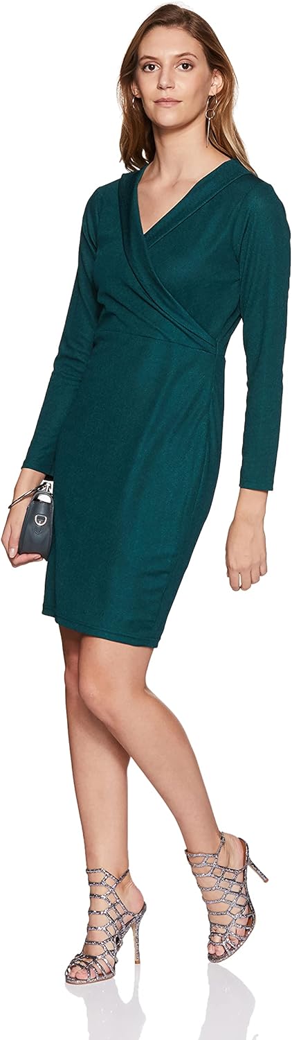 Miss Olive Women's Body Con Knee-Long Dress