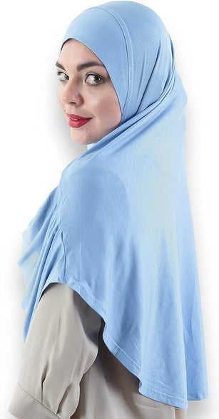 Avanos Easy Wear Soft Hijab for Women, Instant Hijab Long Scarf, Jersey Turbans Prayer Muslim Abayas Dress Clothes Jilbab