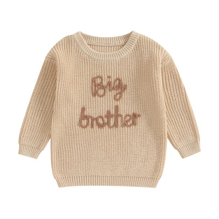 Dcohmch Big Sister Little Brother Matching Outfits Long Sleeve Sweatshirt Romper Shirt Baby Boy Girl Fall Clothes