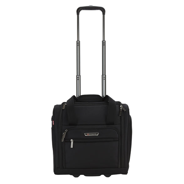 TPRC 15" Smart Under Seat Carry-On Luggage with USB Charging Port
