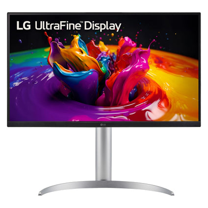 LG 27UP850-W Monitor 27” Ultrafine (3840 x 2160) IPS Display, VESA DisplayHDR 400, DCI-P3 95% Color Gamut, USB-C,3-Side Virtually Borderless Display, Height/Pivot/Tilt Adjustable Stand - Silver