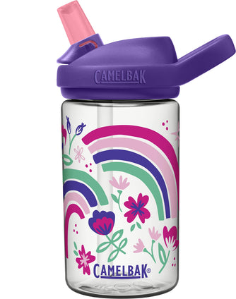 CAMELBAK Eddy+ 14oz Kids Water Bottle - Rainbow Floral - 14oz/400ml