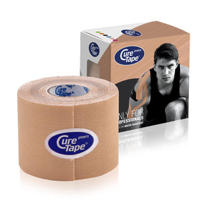 CureTape Sports Kinesiology Tape: 2 in. x 16.5 ft. (Beige)