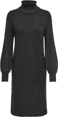 Only Women's Onlsasha L/S Roll Neck Dress Nca Knt Knitted dress