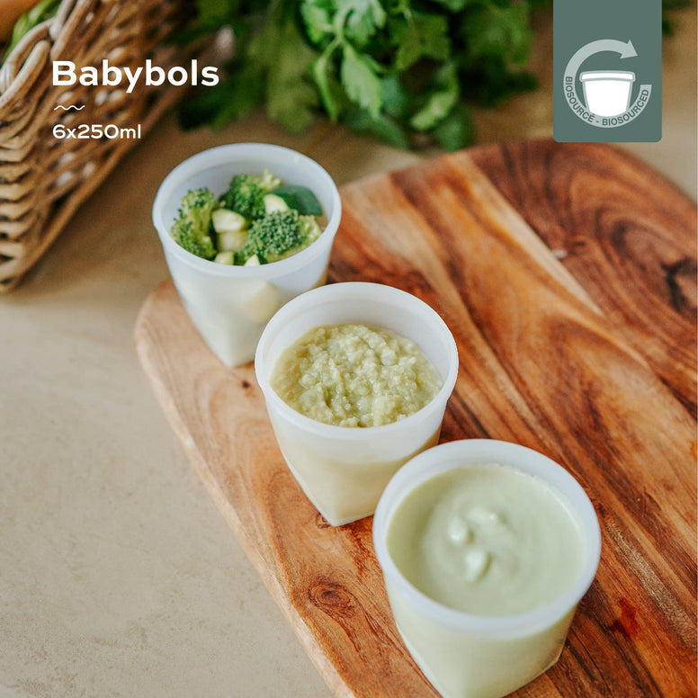 Babymoov biosourced BABYBOLS - 6 x 250ml food storage tubs