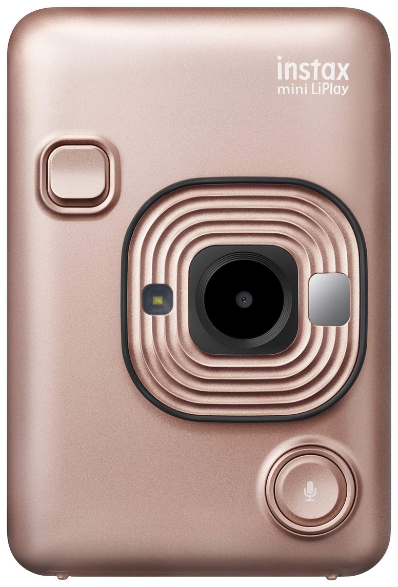 Fujifilm Instax Mini Liplay Hybrid Instant Camera - Blush Gold