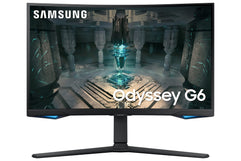 Samsung Odyssey G6 LS32BG650EUXXU 32" Curved Smart Gaming Monitor - QHD 2560x1440, 240Hz, 1ms, Speakers, HDMI 2.1, Full Smart Platform