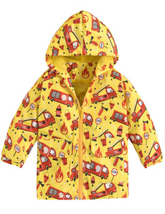 TUTU Boys Girls Fireman Dinosaur Raincoats 6-7Y