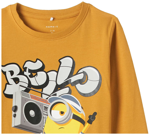 name it Boy's Minions Long-Sleeve T-Shirt