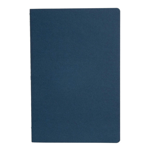 Simply Genius Soft Cover Notebook, 92 Rules Pages, 5.5X8.3 In, Navy - Pack Of 6