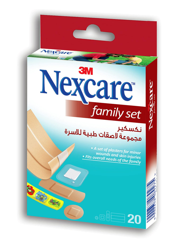 3M Nexcare Family Sets Bandages, 20'S, One Size