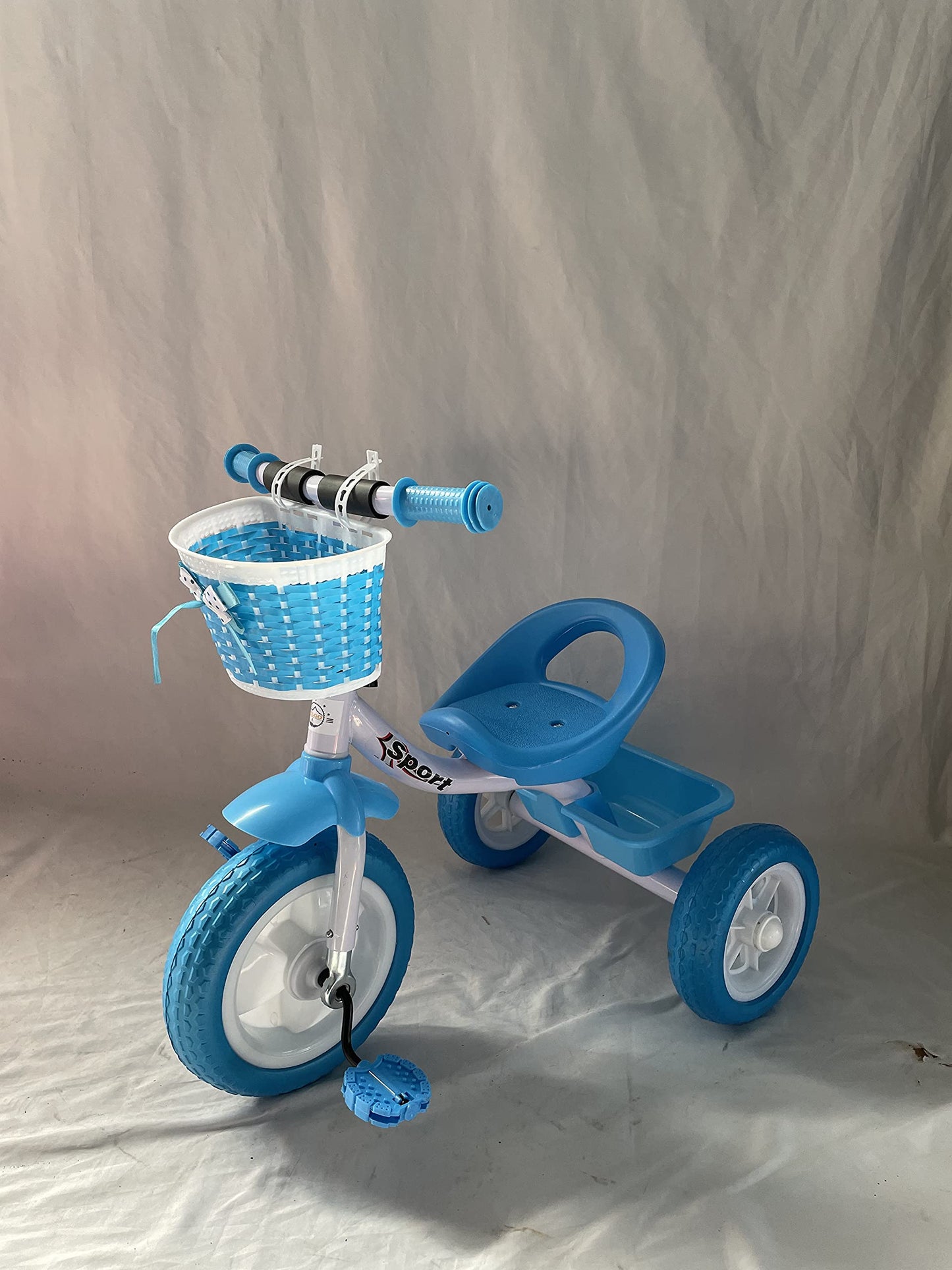 Lovely Baby Kids Tricycle EL 2233, Smart Plug n Play Kids Tricycle Cycle with Front & Rear Storage Baskets | Baby Kids Cycle Tricycle | Baby Tricycle for Kids