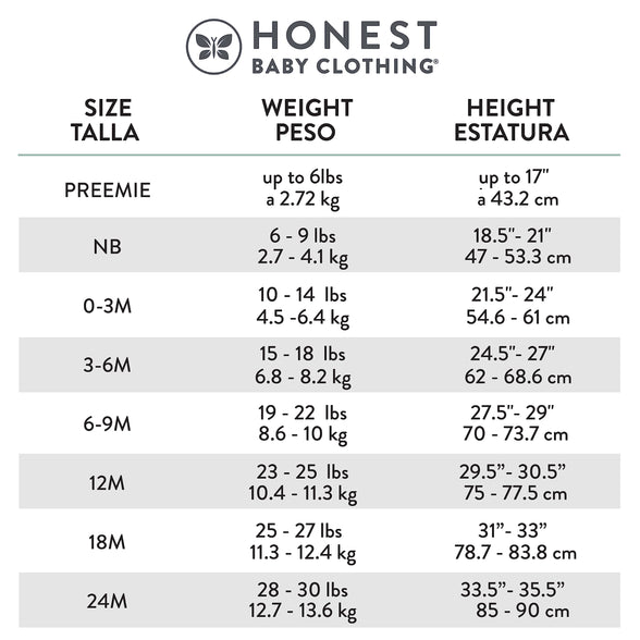 HonestBaby Unisex Baby 2-piece Light Weight Hoodie & Sweatpant Set 2-Piece Hoodie Set 0-3M