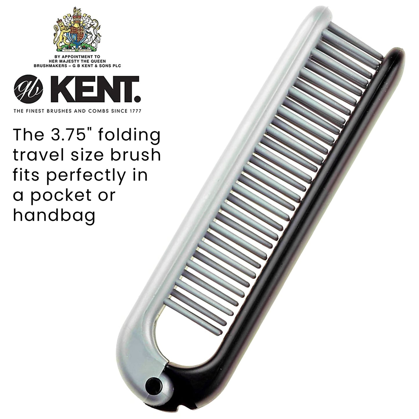 Kent for Men Range Small Folding Pocket Brush