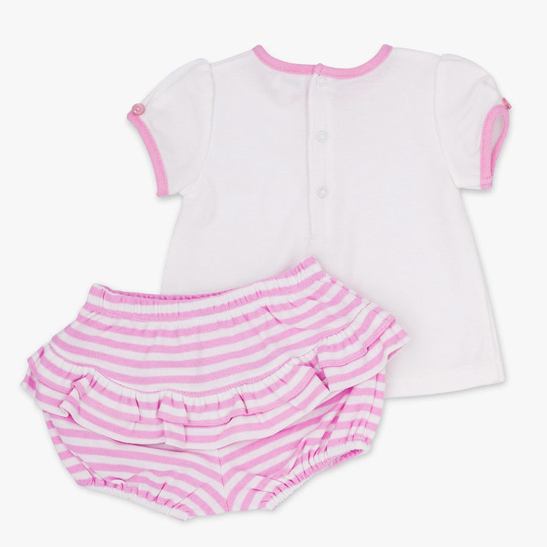 MOON 100% Cotton Top & Bloomer 3-6 Months