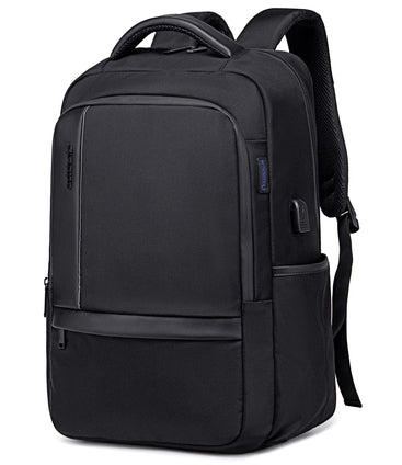 ah arctic hunter Backpack 15.6 Inch Laptop Bag Water-Resistant Slim Business Backpack for Office Travel School Smart Bag with USB Port for Men and Women, Black