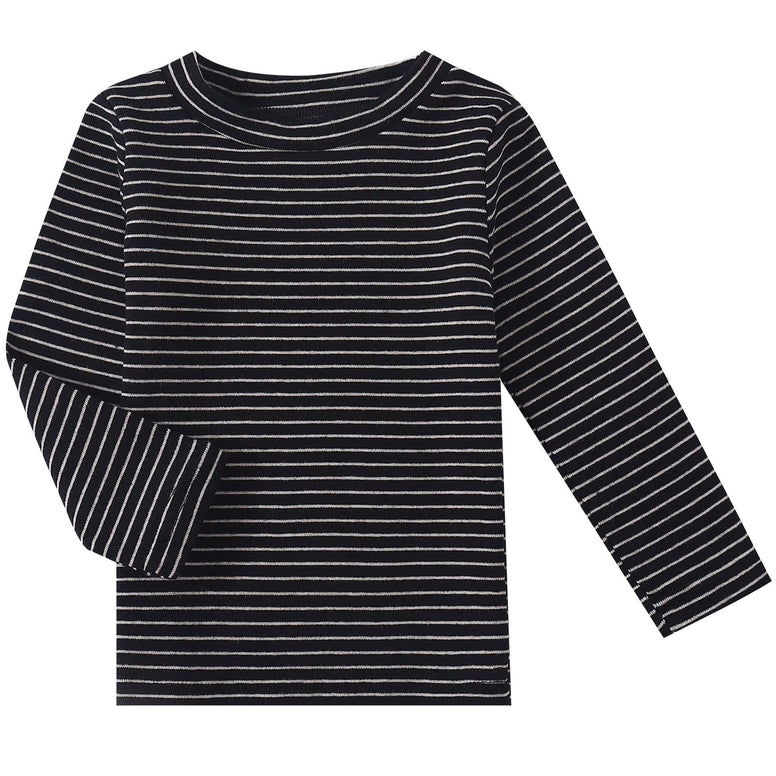 Baby Toddlers Long Sleeve Tee Little Kids Cotton Striped T-Shirt Crew Neck Tops