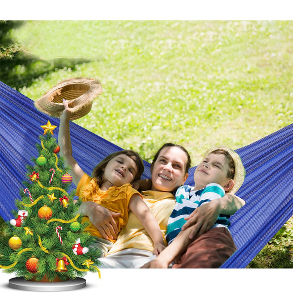 Anyoo Camping Hammock Breathable Fabric Hammock with Tree Straps for Hanging Durable Hammock Up to 450lbs Portable Hammock with Travel Bag,Perfect for Garden Outdoor/Indoor Patio Backyard