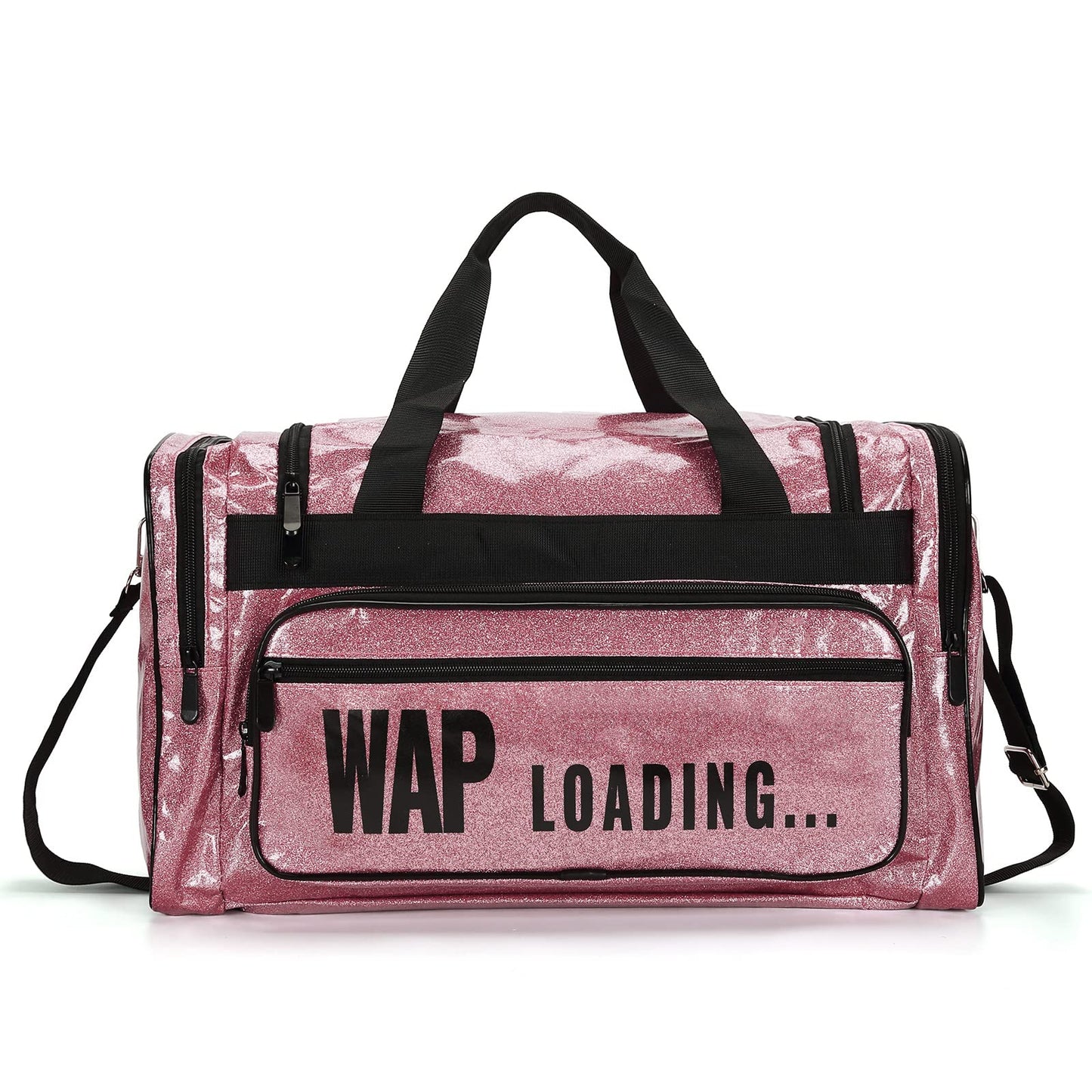 Spennanight Bag Reinforced Portable Wap Loading Glitter Duffle Bag Travel Bags Luggage Women