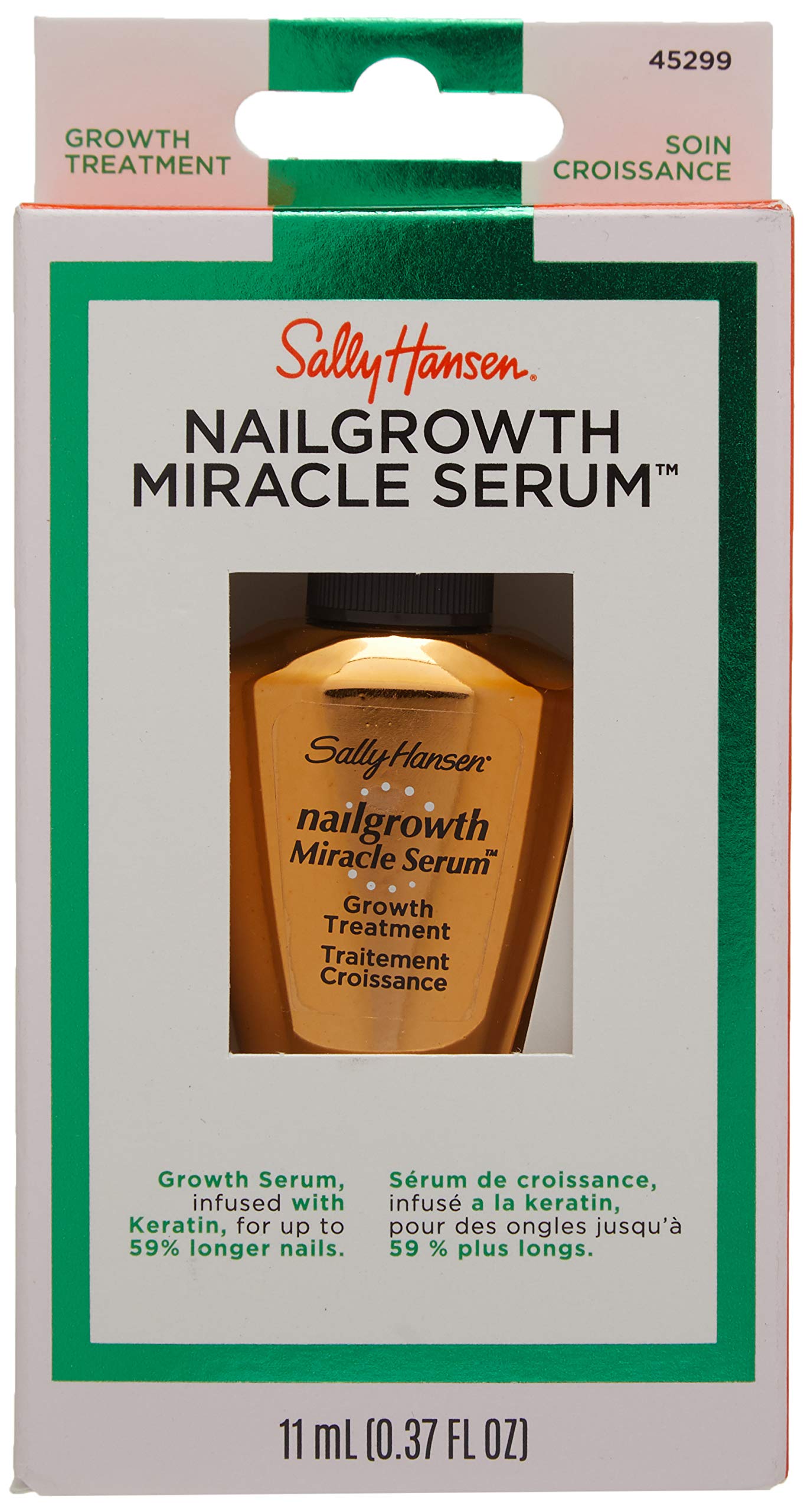 Sally Hansen, Nailgrowth Miracle Serum, 0.37 fl oz/11 ml