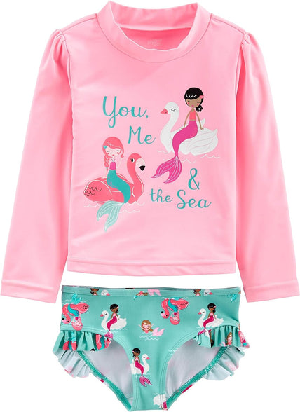 Simple Joys by Carter's Girls' Assorted Rashguard Sets