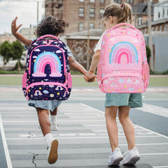 Toddler Girls School Backpacks with Lunch Bag Pencil Case Schoolbag Set for Preschool Kindergarten Primary Boys Girls