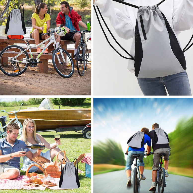 DAYONG Drawstring Backpack Bag Sport Gym Sackpack，Yoga Sport Shoulder Rucksack，Light Sack for Adults Teenagers