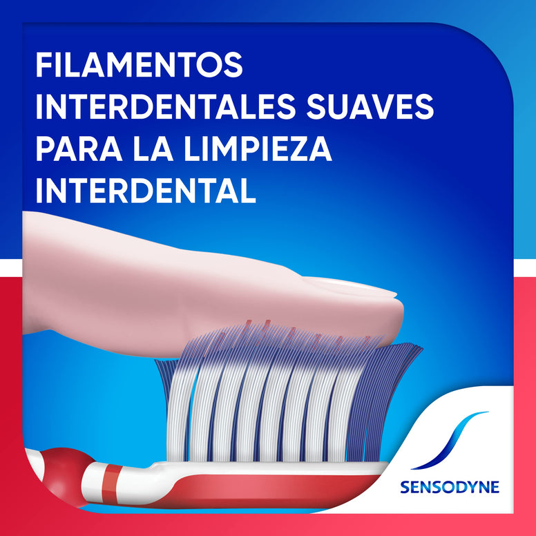 Sensodyne Sensitivity & Gums Soft Toothbrush for Dental Sensitivity, Pack of 4, White