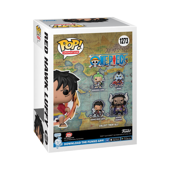 Funko Pop One Piece Luffy (Red Hawk Luffy) With A Chance Of Chase - Collectible Toy Figure - Vinyl - 62701