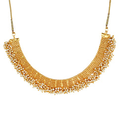 يوبيلا طقم مجوهرات مطلية بالذهب للنساء (ذهبي)(YBNK_5005D)
