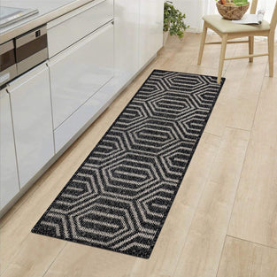 Cekene Runner Rug for Entryway Indoor 50x150cm Non-slip Rubber Back Kitchen Runner Rug Machine Washable Runner Carpet Rug for Kitchen Floor Laundry Room