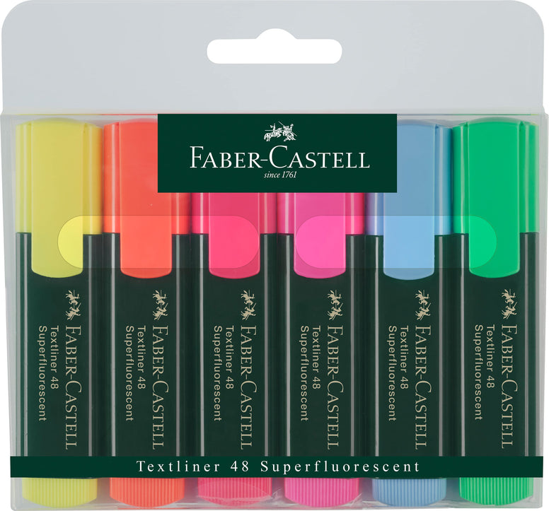 Faber-Castell Classic Highlighter Wallet Of 6