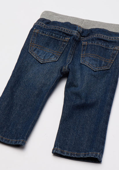 The Children's Place Boys' Baby and Toddler Pull on Straight Jeans