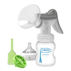Dr Browns Manual Breastpump Softshape Silicone Shield+Bottle