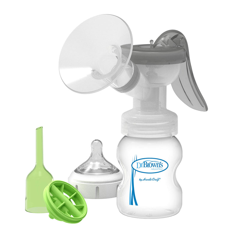 Dr Browns Manual Breastpump Softshape Silicone Shield+Bottle