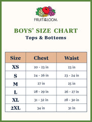 Fruit of the Loom Boy's Shirt XS