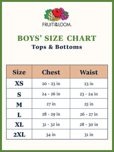 Fruit of the Loom Boy's Shirt XS