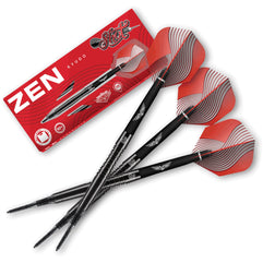 Shot! Darts Zen Kyudo-Soft Tip Dart Set-Center Weighted-90% Tungsten Barrels