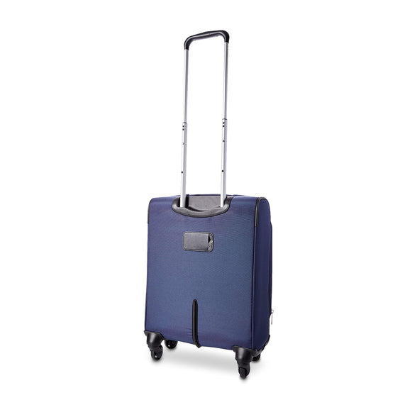 Metro Muscat Basics Softside Carry-On Spinner Suitcase - 21 Inch, Navy Blue