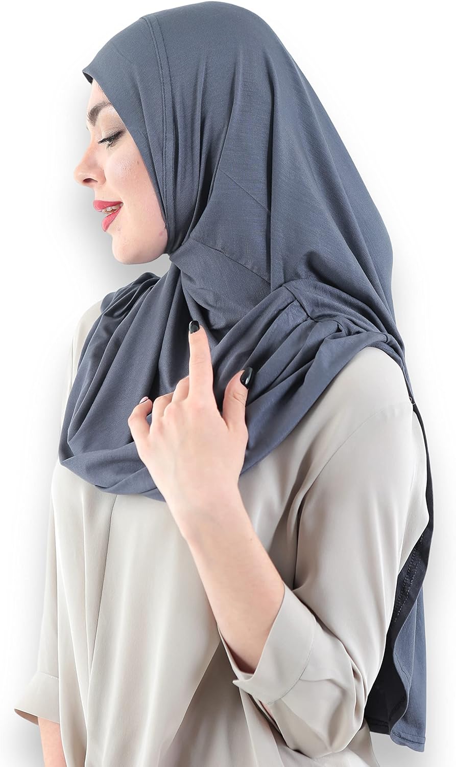 Avanos Easy Wear Soft Hijab for Women, Instant Hijab Long Scarf, Jersey Turbans Prayer Muslim Abayas Dress Clothes Jilbab