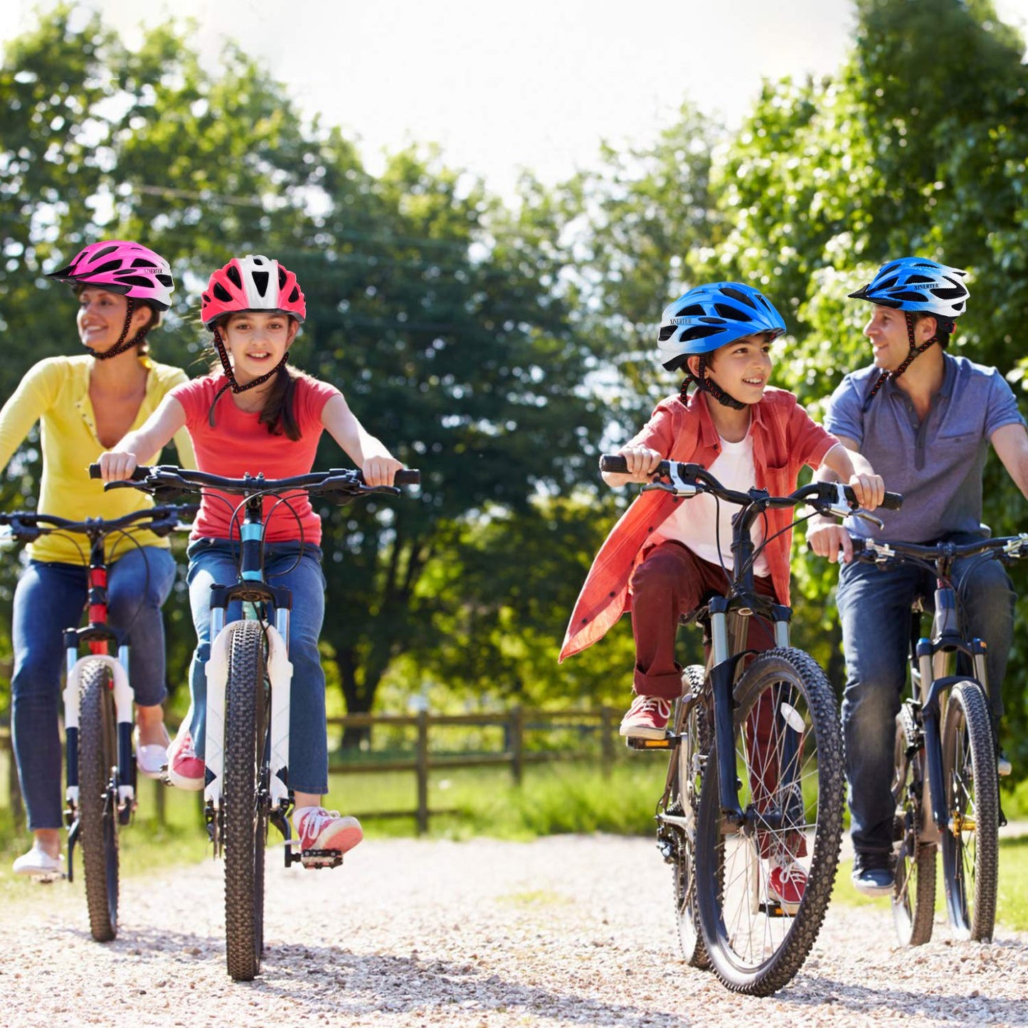 XINERTER Mountain bike helmet,Road Bicycle Helmet for Men Women with Removable Sun Visor,Adjustable Size Adult Cycling Helmets