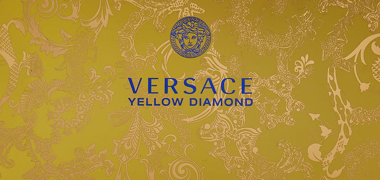 Versace Yellow Diamond 3 Pieces Mini Set For Women - 1 EDT 5 ml +25 ml Shower Gel +25 ml Body Lotion