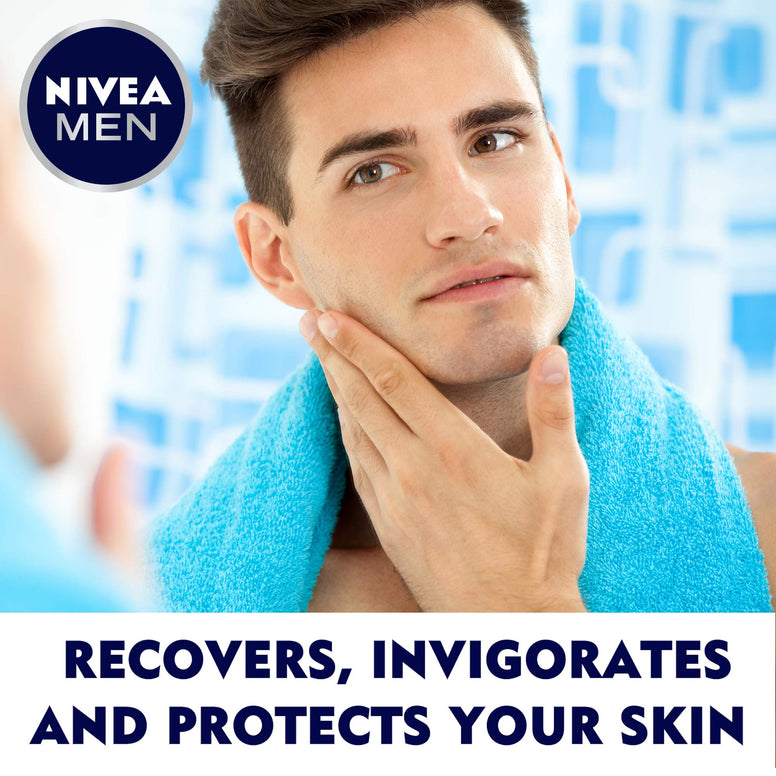 NIVEA MEN After Shave Balm, Protect & Care Aloe Vera & Provitamin B5, 100ml