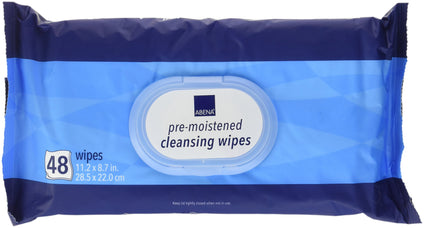 Abena Stretchable Pre-Moistened Cleansing Wipes, 11.2