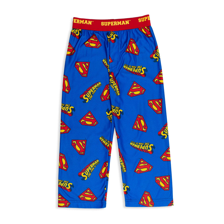 DC Comics Justice League The Flash Batman Superman Pajama Pants Toddler to Big Kid