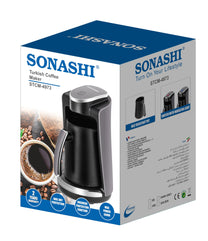 Sonashi Turkish Coffee Maker 400 ml 500 W STCM-4973 Black/Silver