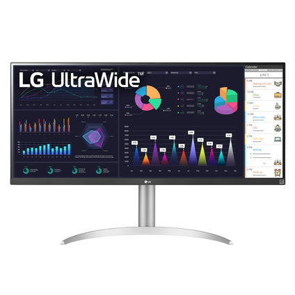 LG 34WQ650 W 34 Inch 21:9 UltraWide Full HD 2560 x 1080 IPS Monitor, Black, 34WQ650-W.AUS