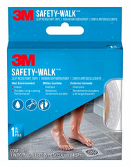 3M Safety-Walk Tub and Shower Tread, Clear, 1-Inch by 180-Inch Roll, 7640NA